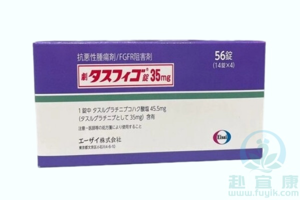 日本卫材他舒格替尼(Tasurgratinib)说明书