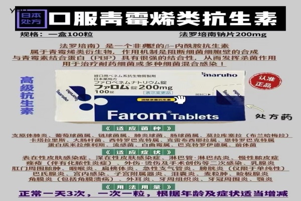 日本法‮培罗‬南抗生素说明书